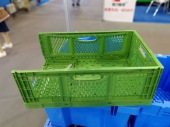 6423開(kāi)口式果蔬塑料折疊籃
